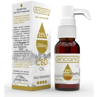 Encann Gold olejek konopny CBD 25% 10ml cena 169,00zł