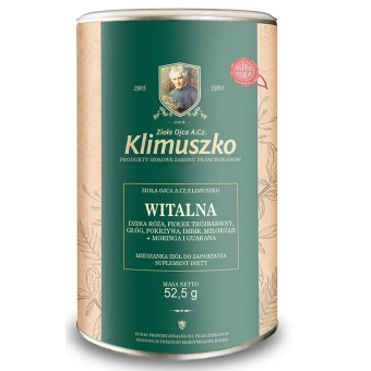 Klimuszko herbata Witalna 52,5g cena 22,90zł