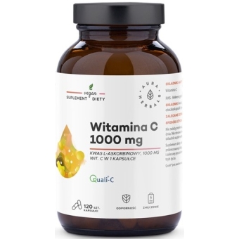 Aura Herbals Witamina C 1000mg 120kapsułek cena 49,90zł