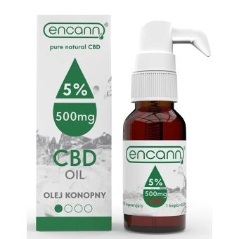 Encann Olejek konopny 5% CBD 10ml cena 52,52zł