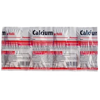 Pharmasis Calcium w folii 12tabletek musujących cena 1,09zł