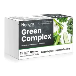 Narum Green Complex 200mg 75kapsułek Vitaway LLC cena 99,88zł