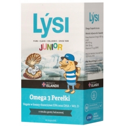 Lysi Junior Omega 3 guma balonowa 60kapsułek cena 53,90zł