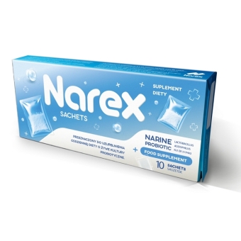 Narex Sachets probiotyk szczep Narine 10saszetek cena 27,90zł