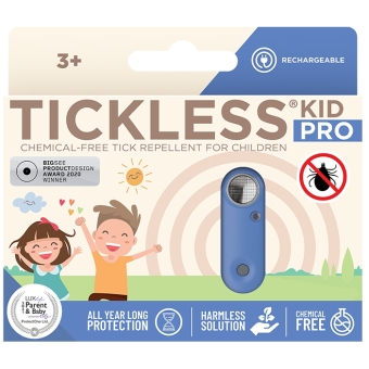 Tickless Kid Pro Blue odstraszacz kleszczy niebieski + ładowanie cena 218,90zł