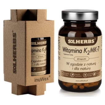 Solherbs Witamina K2MK-7 60kapsułek cena 49,90zł