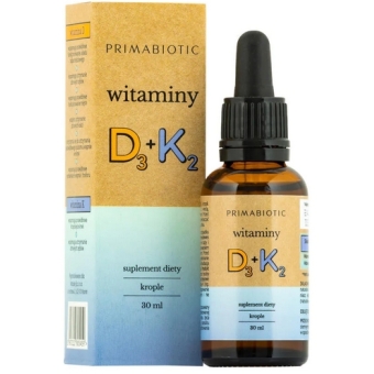 Primabiotic Witamina D3+K2 krople 30ml cena 59,90zł