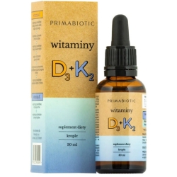 Primabiotic Witamina D3+K2 krople 30ml  cena 49,00zł