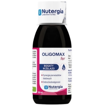 Nutergia OLiGOMAX fer (Dobre samopoczucie kobiet) 150ml cena 65,89zł
