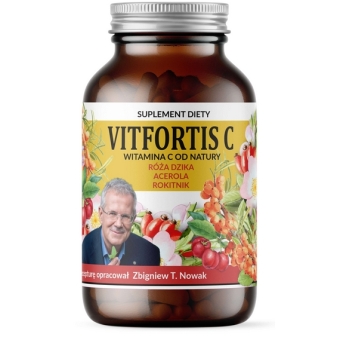 Vitfortis C witamina C od natury 90kapsułek Zbigniew Nowak cena 69,90zł