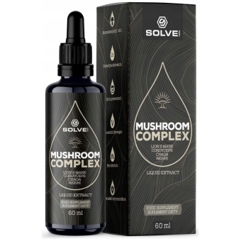 Solve Labs Mushroom Complex  (4 grzyby) krople 60ml cena 158,90zł