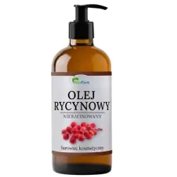 Olej rycynowy 100% nierafinowany 500ml Vitafarm cena 29,00zł