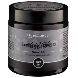 Żel DMSO 70% nanoAg 50ppm ze srebrem 120ml ChemWorld cena 79,00zł