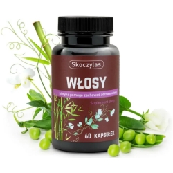 Skoczylas Włosy L-cysteina + Biotyna + L-Metionina 60kapsułek cena 45,00zł