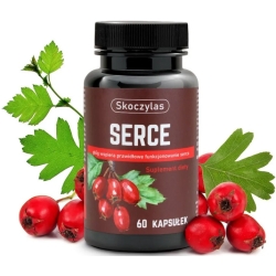 Skoczylas Serce Głóg + Serdecznik + L-lizyna 60kapsułek cena 55,00zł