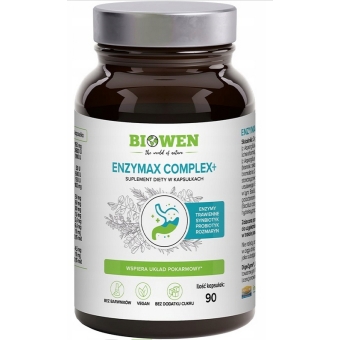 Biowen EnzyMax Complex+ 90kapsułek cena 87,29zł