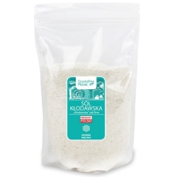 Sól kłodawska drobno mielona 1 kg Crystalline Planet cena 6,05zł