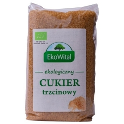 Cukier trzcinowy 1 kg BIO Eko-Wital cena 14,29zł