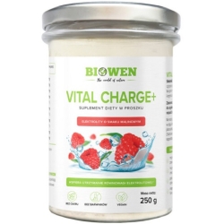 Biowen Elektrolity Vital Charge+ (Smak malinowy) w proszku 250g cena 108,99zł
