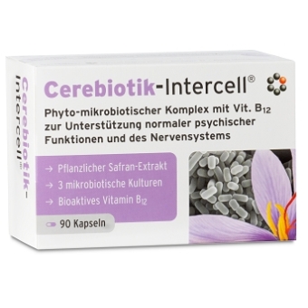 Dr Enzmann Cerebiotik-Intercell szafran B12 90kapsułek Mito-Pharma cena 238,90zł