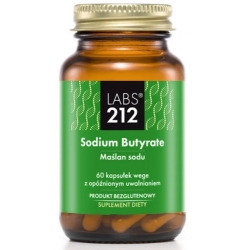 LABS212 Sodium Butyrate Maślan sodu 60kapsułek cena 59,90zł