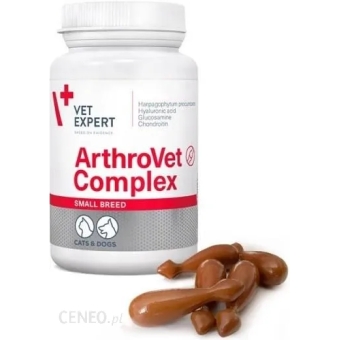 VetExpert ArthroVet HA Complex Small breed & cats 60kapsułek cena 52,90zł