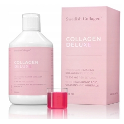 Swedish Collagen Deluxe najmocniejszy kolagen rybi 12500mg płyn 500ml cena 149,00zł