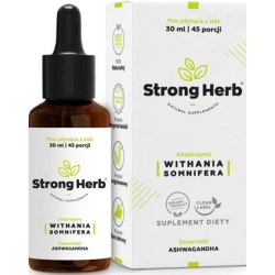 Strong Herb Adaptogeny Withania krople 30ml cena 78,90zł