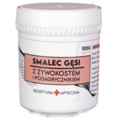 Smalec gęsi z żywokostem i podagrycznikiem 100g BJK cena 47,90zł