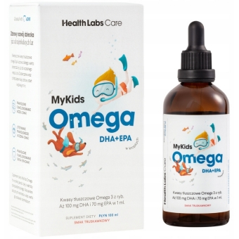 HealthLabs Mykids Omega DHA + EPA płyn 100ml cena 78,90zł