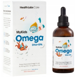 HealthLabs Mykids Omega DHA + EPA płyn 100ml  cena 82,90zł