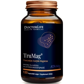Doctor Life TruMag (Taurynian Acetylu Magnezu) 120kapsułek cena 96,50zł