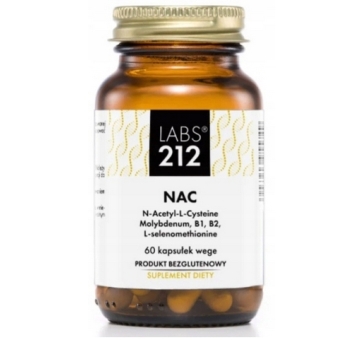 LABS212 NAC N-Acetyl-L-Cysteina 60kapsułek cena 79,00zł