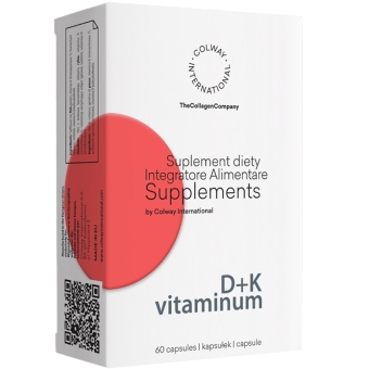 Colway Vitaminum D+K witamina D3 K2  60kapsułek cena 79,00zł