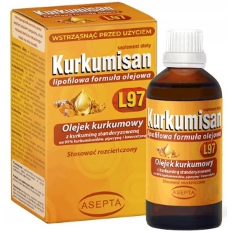 Kurkumisan L97 lipofilowy olejek kurkumowy płyn 30ml Asepta cena 56,90zł