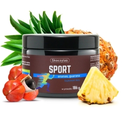Skoczylas Sport L-cytrulina + Guarana + Żeń-szeń proszek 186g cena 84,00zł