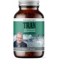 Tran olej z sardeli peruwiańskiej 90kapsułek Zbigniew T. Nowak cena 43,99zł