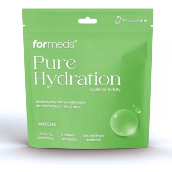 Formeds Pure Hydration Matcha elektrolity 14saszetek cena 49,90zł