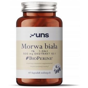 UNS Morwa biała 500mg 60kapsułek cena 45,00zł