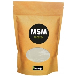 Hanoju MSM - Metylosulfonylometan proszek 1000g cena 87,90zł