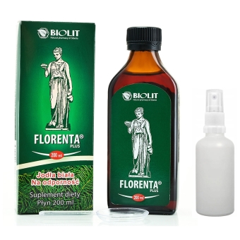 Biolit Florenta Plus ekstrat wodny pąków jodły syberyjskiej 200ml+ atomizer 100ml gratis! cena 69,00zł