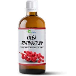 Olej rycynowy 100% nierafinowany 1000ml Vitafarm