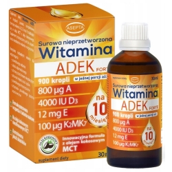 Witamina ADEK krople 30ml Asepta cena 54,00zł