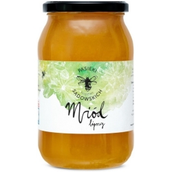 Miód lipowy świeży 2025 1200g Pasieki Rodziny Sadowskich cena 69,50zł