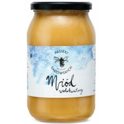 Miód wielokwiatowy świeży 2025 1200g Pasieki Rodziny Sadowskich cena 54,80zł