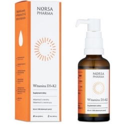 Witamina D3+K2 krople 50ml Norsa Pharma cena 63,90zł