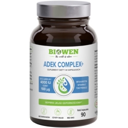Biowen Witaminy ADEK Complex+ 90kapsułek cena 69,99zł