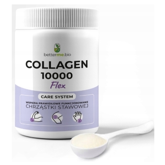 Collagen 10000 Flex kolagen rybi + chondroityna na stawy proszek 450g BetterMe cena 151,90zł