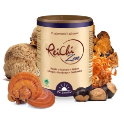 Dr Jacobs ReiChi Zen adaptogeny grzybowe 150g cena 73,90zł