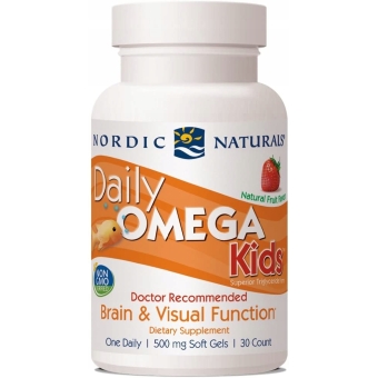 Nordic Naturals Daily Omega Kids Flavor 30 softgels cena 47,90zł